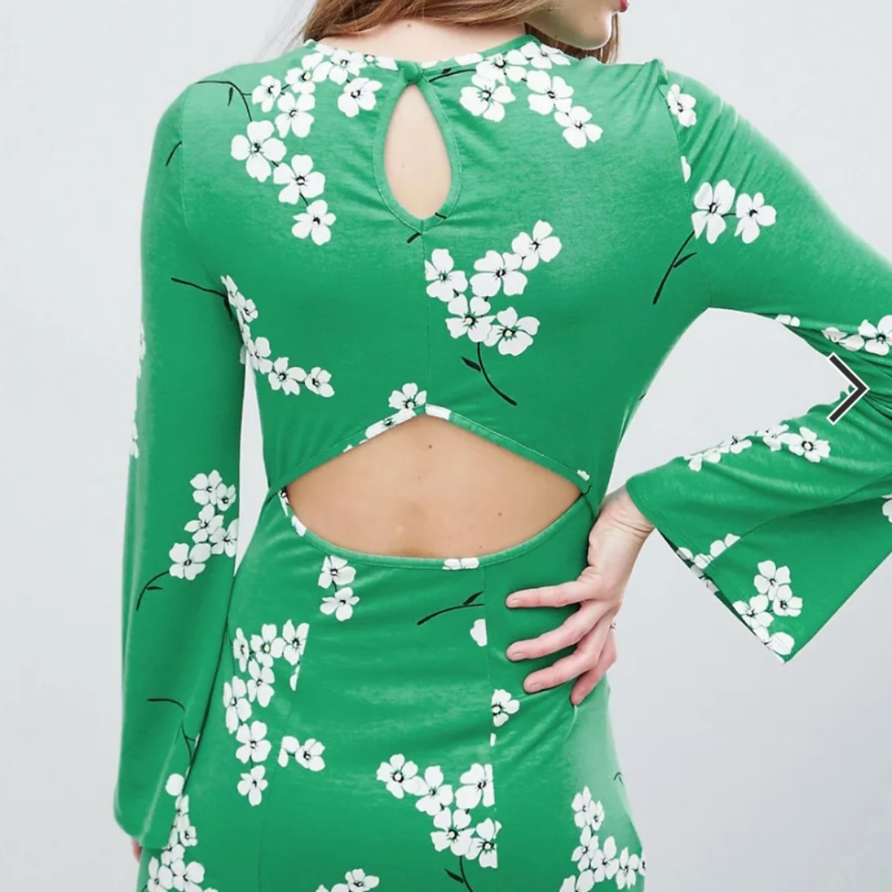 Maxi Tea Dress with Open Back